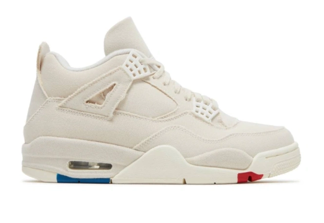 Jordan DQ4909-100 Air Retro Blank 4 Canvas 0813
